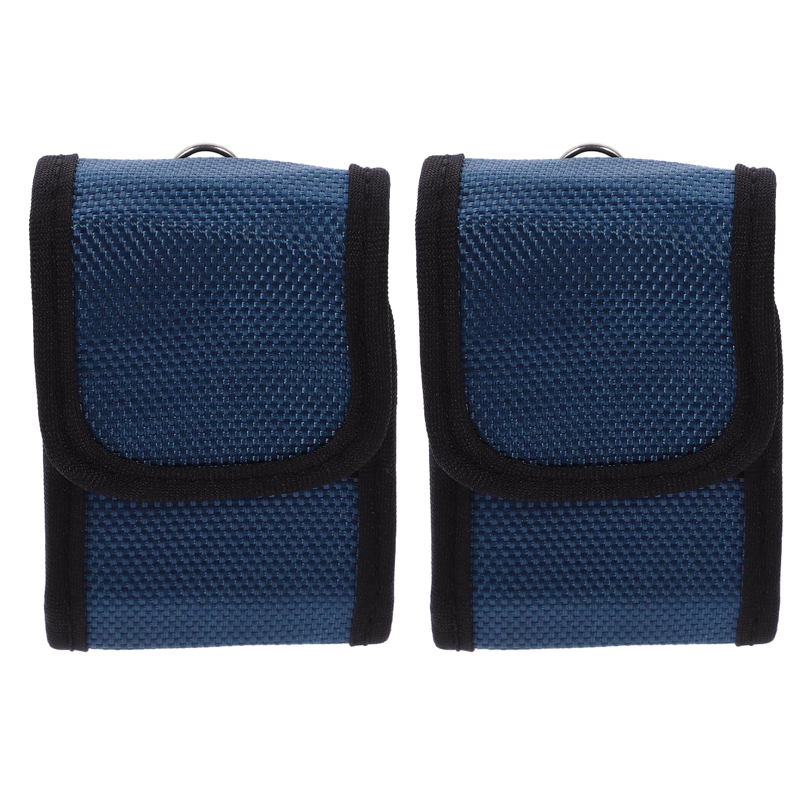 Healifty Storage Case for Fingertip Pulse Oximeter Blood Oxygen Saturation Monitor Empty Portable Travel Carry Protective Pouch Oxford 2pcs Blue