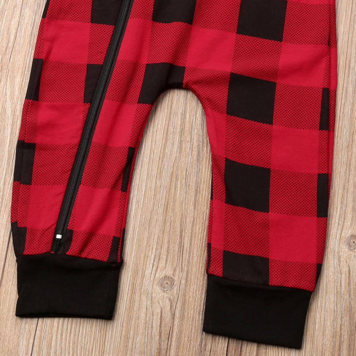 plaid romper baby boy