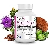 Organixx Menopause Balance + Glow, Womens Supplement with Ashwagandha, Reishi Mushroom, and Milk Thistle, Plant Based Adaptogens and Superfood Blend, Dairy, Soy & Gluten Free, Non GMO, 60 Capsules