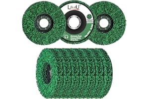 LJLIUDU 10 Pack Upgrade Strip Discs Stripping Wheel 4.5Inch for Angle Grinder Cleans and Removes Rust from Paintwork, Oxidation(4-1/2"X7/8")