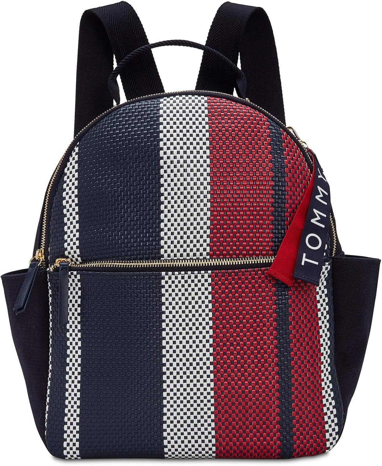 Tommy Hilfiger Classic Tommy Woven PVC Dome Backpack Navy