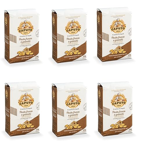 6X Farina Molino Caputo Pasta Fresca e Gnocchi Napoli Flour "00" 1kg