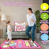 DQMOON 2 in 1 Music Mat for Kids Piano Drum Toddler Toy 1-6 Years view 7