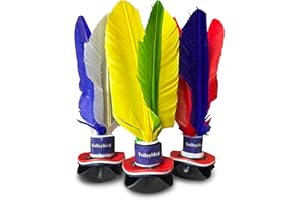 World Footbag Inc. Peteca Volleybird Flyer Shuttlecock Jianzi Kick - 3 Pack