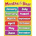 Scholastic TF2502 Months of The Year Chart, Multiple Colors