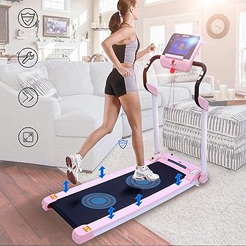 Cinta de Correr eléctrica Plegable de Lontec, Aparato de Fitness ...