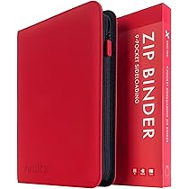 Vault X 9 Pocket Zip Binder, 360 Cards, Exo-Tec Material, 20 Side