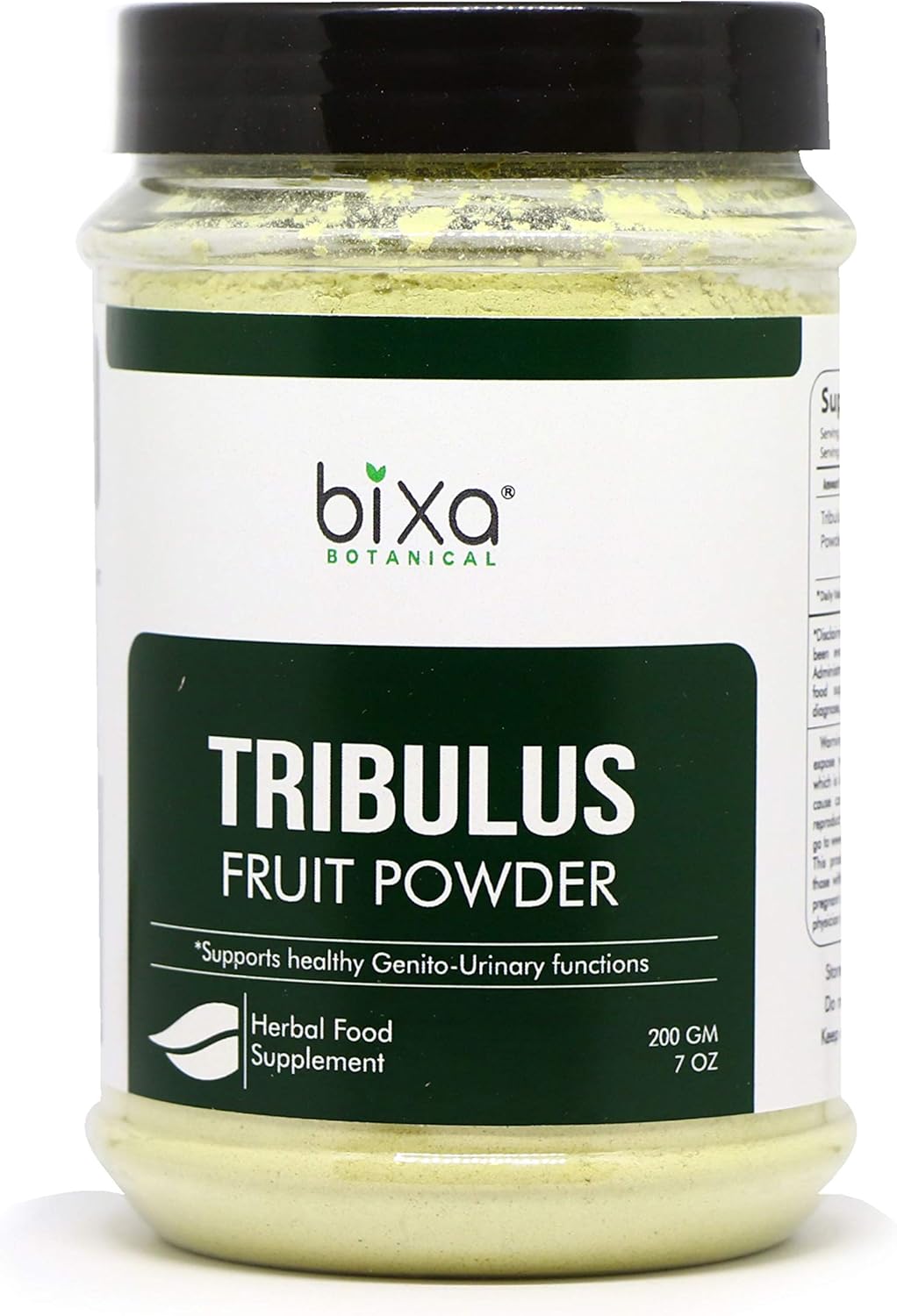 Tribulus Terrestris Powder (Gokshura/Gokhru) | Supports Proper Kidney Function & Urine Output | Herbal Supplement for Healthy Testosterone Levels Bixa Botanical (7Oz / 200mg): Health & Personal Care