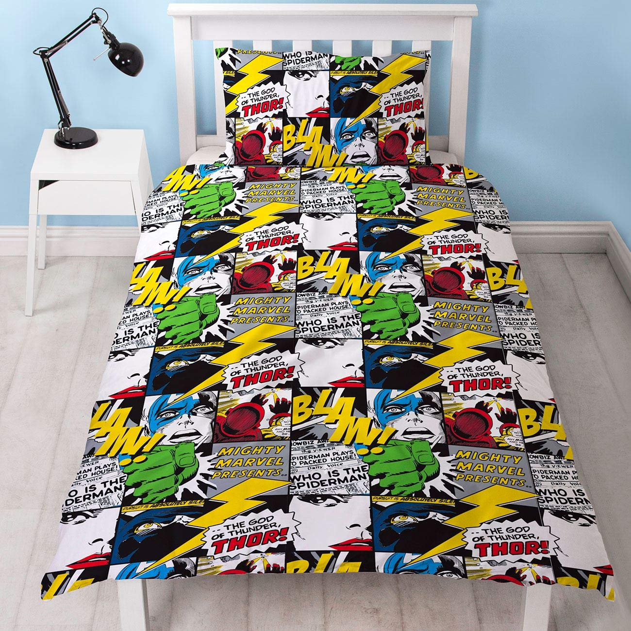comic duvet cover