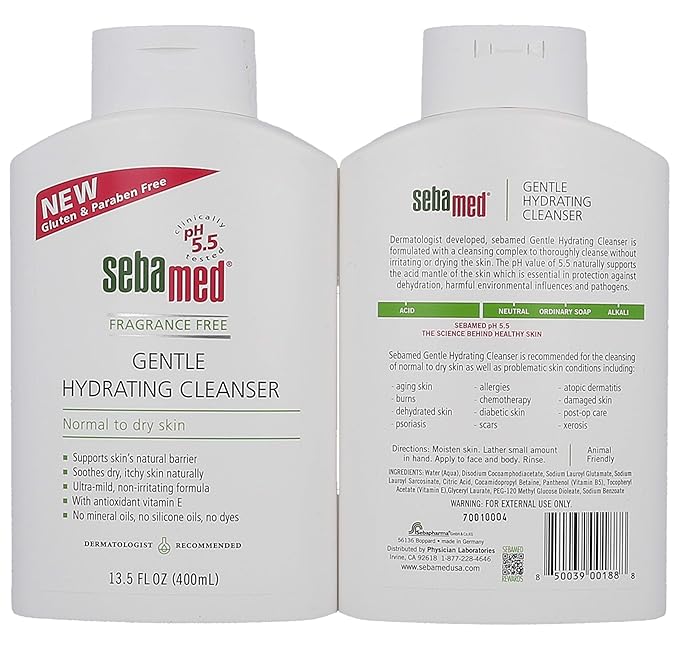 sebamed gentle hydrating cleanser