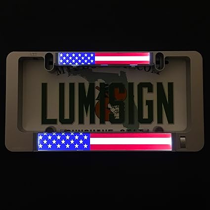 light up license plate