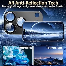 SiHPuoy 2 Pack Camera Lens Protector for iPhone 17