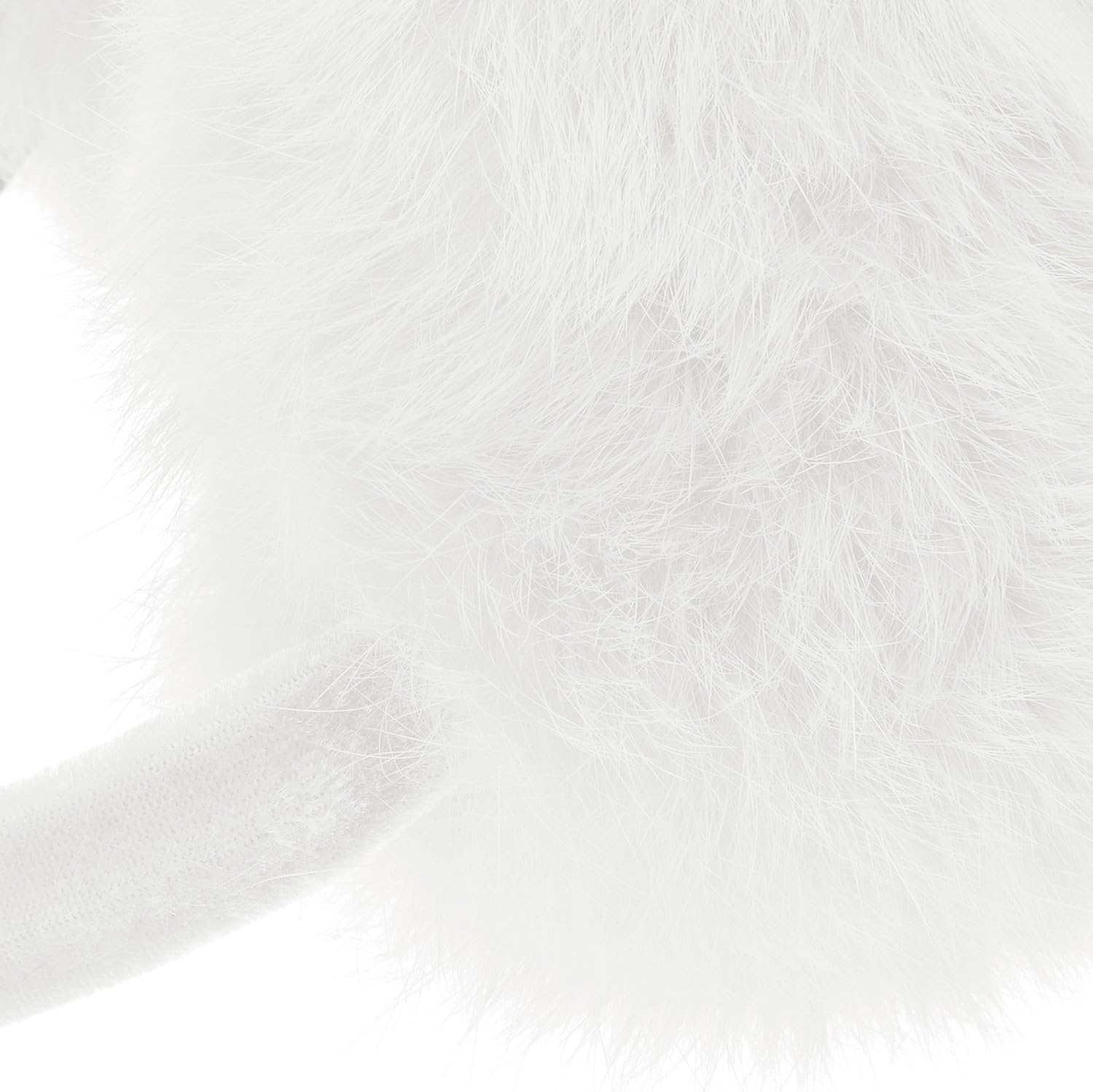 ZLYC Womens Girls Genuine Rabbit Fur EarMuffs Adjustable Ear Warmers, White at  Women’s Clothing store