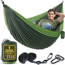 Durable Hammock 400 lb Capacity, Nylon Camping