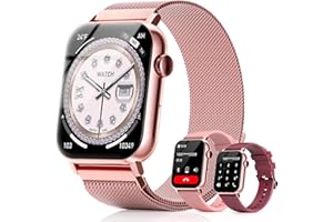 Trendia Smart Watches for Women, 1.83'' HD Fitness Tracker with Answer/Make Calls, Heart Rate/Sleep/SpO2 Monitor, 120+ Sport Modes, IP68 Waterproof, Compatible iPhone/Samsung/Android (Rose Gold)4.4 out of 5 stars 942 offers from $29.99
