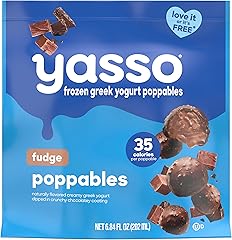 Yasso Frozen Greek Yogurt Poppables Fudge Poppables for a ridiculously creamy frozen snack made with the goodness of greek yo