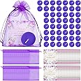 NACHLYNN 67-Piece Baby Bib Decorating Kit - Blank Bibs With Stencils & Fabric Markers For Baby Showers