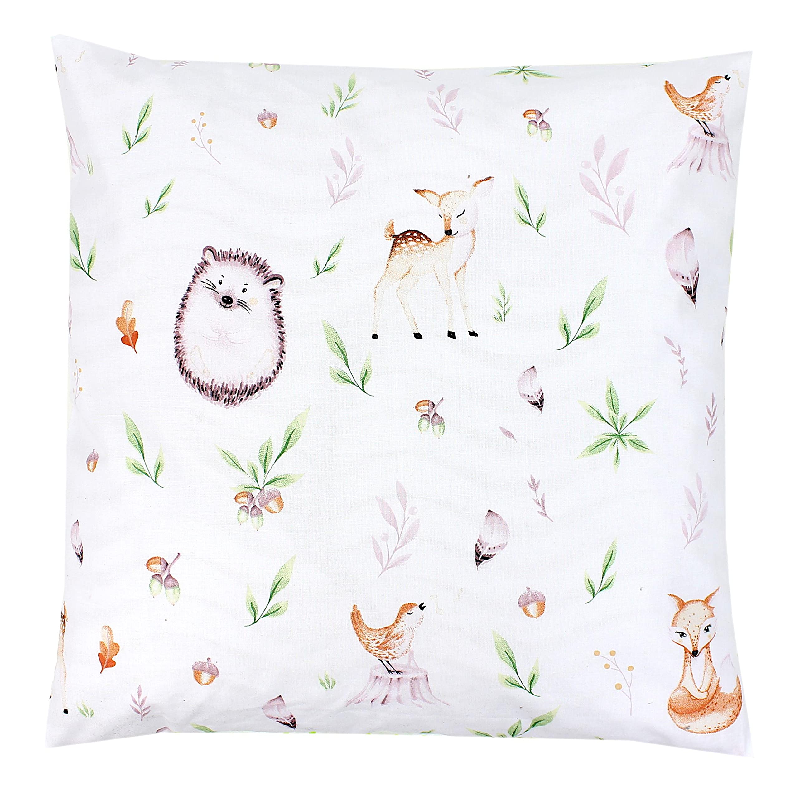 TupTam Children's Decorative Pillow Case Double Sided Design, Clearing/Deer, 40 x 40 cm