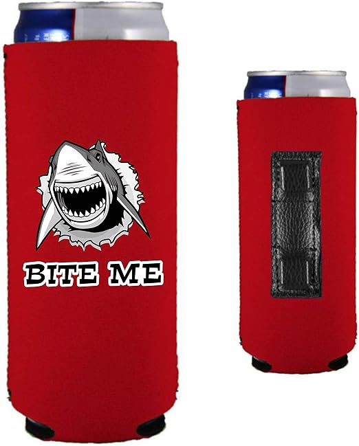 magnetic slim can koozie