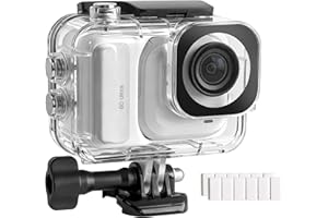FitStill 164FT/50M Underwater Waterproof Diving Case Only for Insta 360 Go Ultra Including Expansion Cabin,Anti-Scratch Invis