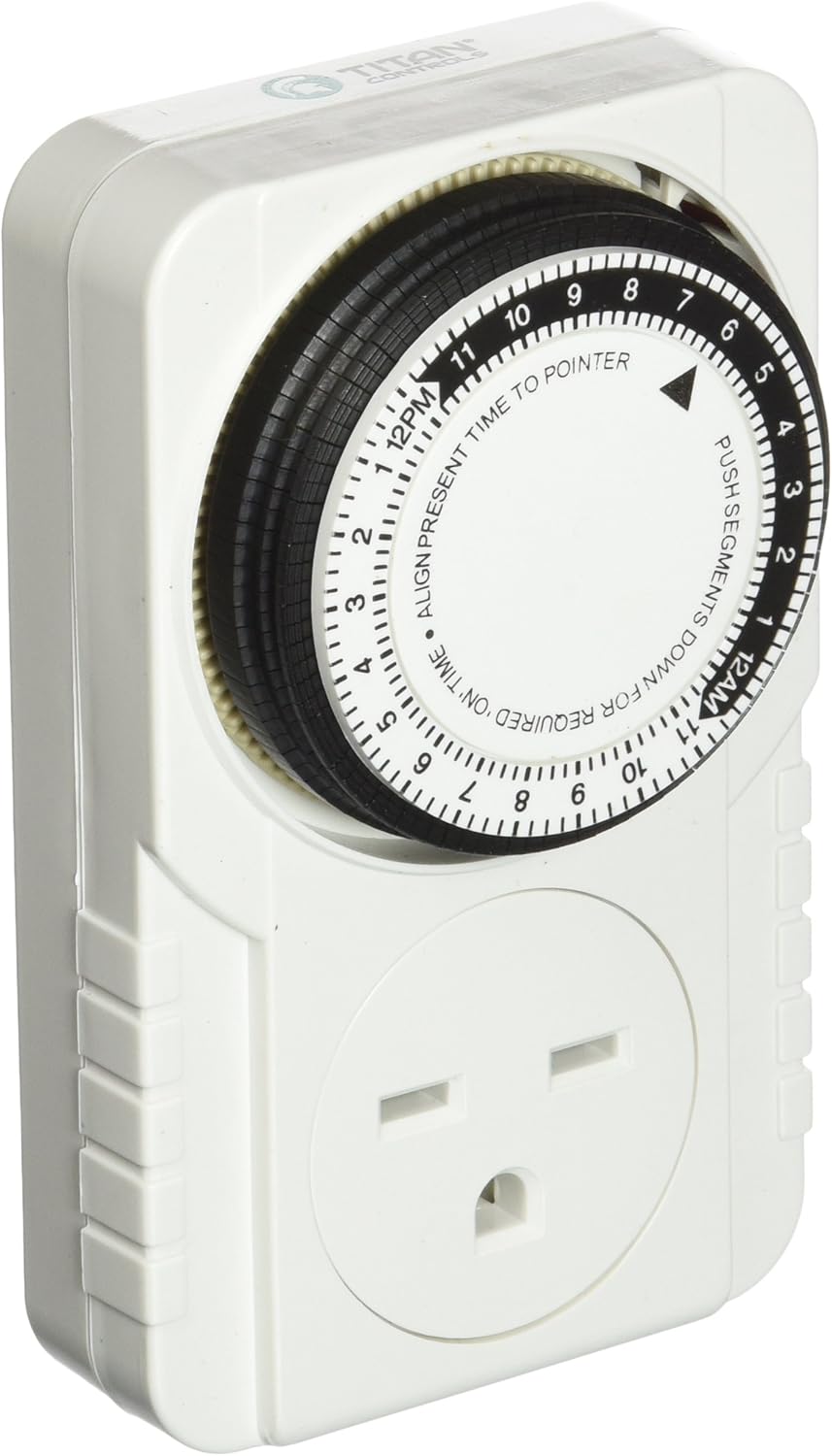 Titan Controls Mechanical Timer, Single Outlet, 240V - Apollo 10