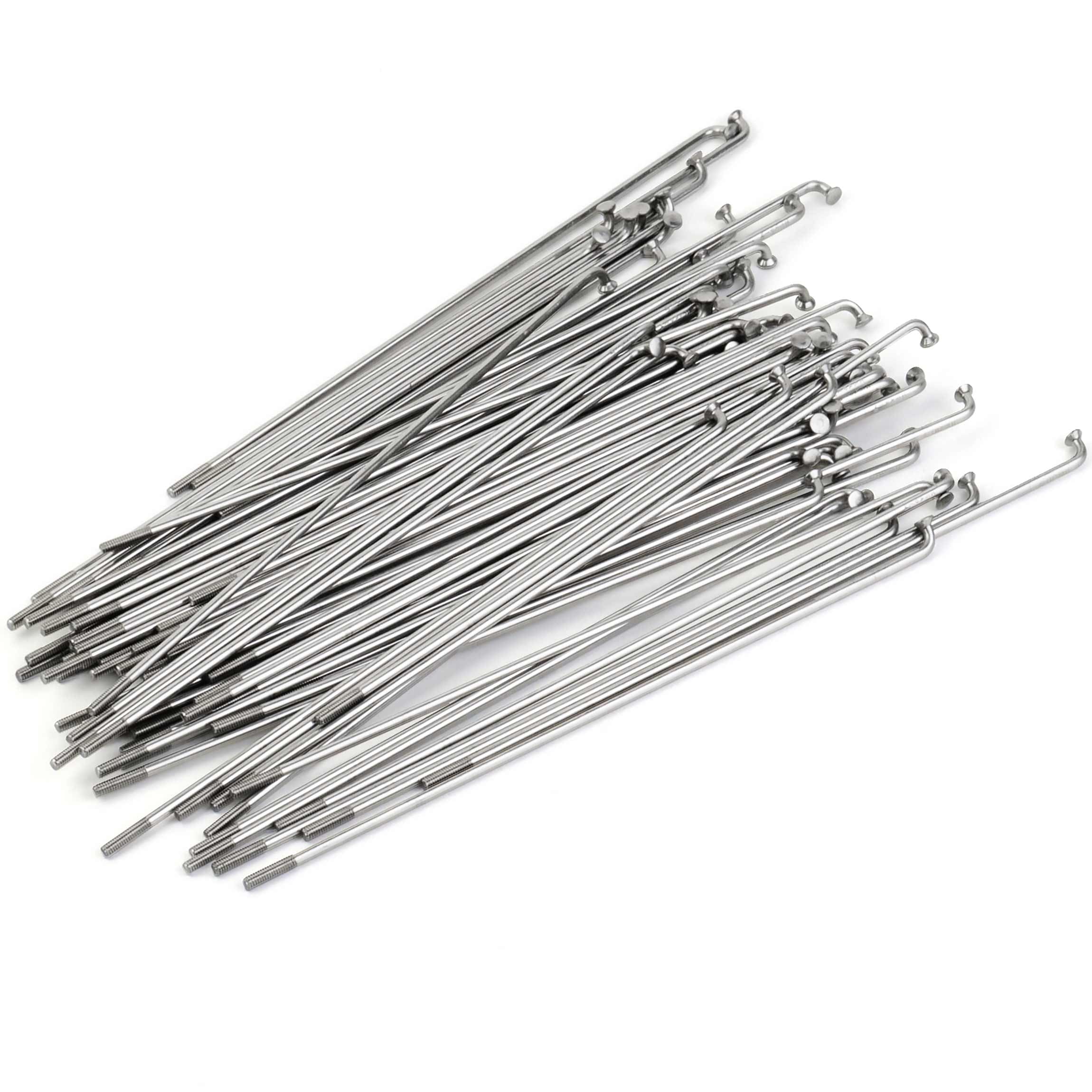 Sapim Leader Plain 14 Gague Spoke, Silver, 230mm