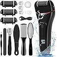 Electric Callus Remover for Feet, 2 Speed Electric Foot File, Rechargeable Foot Scrubber Pedicure kit for Cracked Heels and D