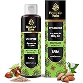 Botanic Rain Ayurveda Unscented Body Oil After Shower, Moisturizing & Hydrating Natural Organic Fragrance Free For Women And Men, Ayurveda Products For Crepey Skin - 3.38 Fl Oz (1)