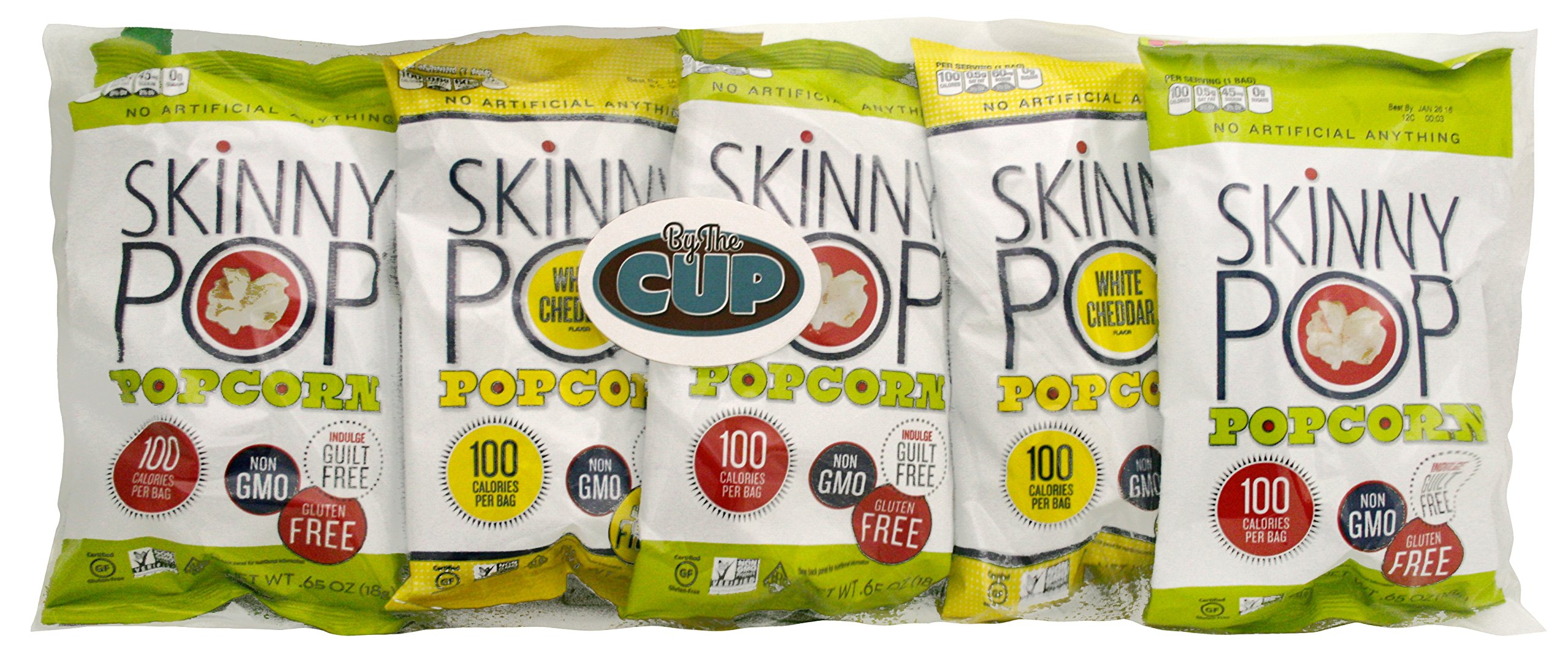 Skinny Pop Popcorn 100 Calorie Bag Variety Pack Of 10 Fox and Grapes