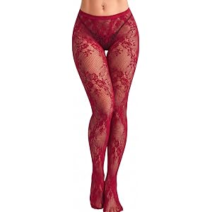 Avidlove Fishnet Stockings for Women High Waist Fishnets Patterned Tights | Floral pattern tights, soft stretch hosiery, styl