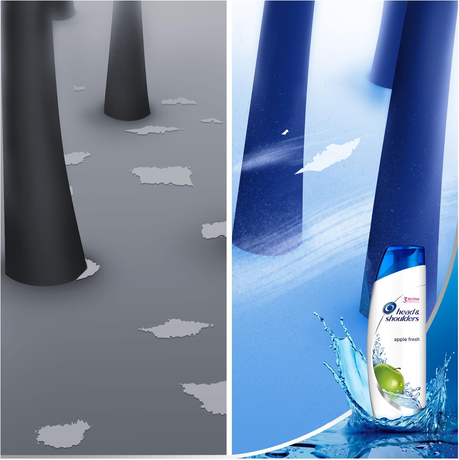 Head & Shoulders Anti-Dandruff Shampoo Apple Fresh, 250 ml (Pack of 1) - Image 3
