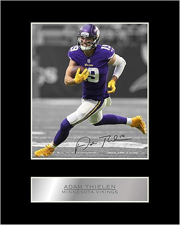 adam thielen autographed jersey