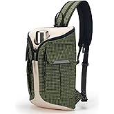 Beamyth Crossbody Sling Bag for Men & Women,Convertible Sling Backpack Shoulder Chest Bag for Daypack Travel Hiking (Green)
