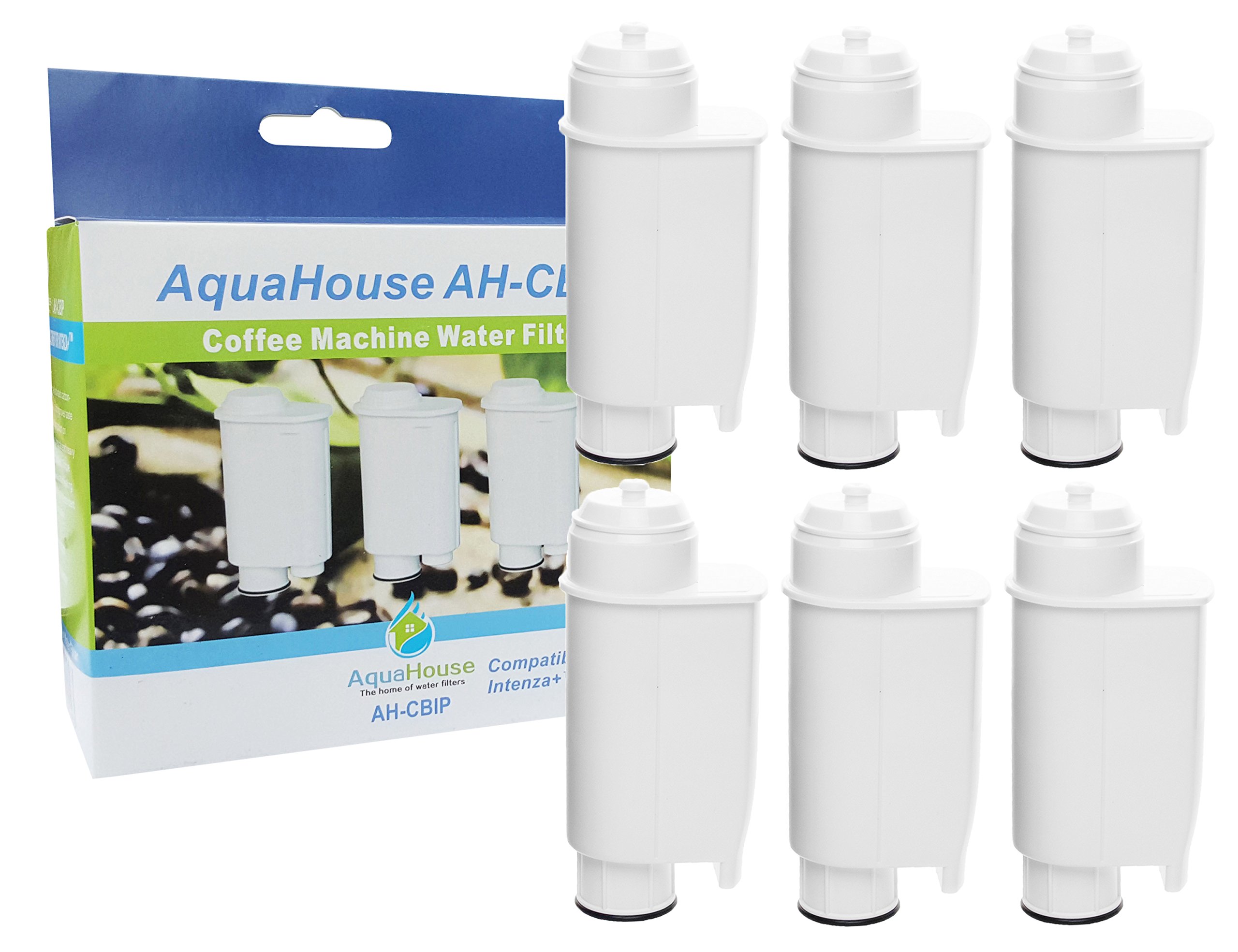 6X AquaHouse Water Filter Compatible with Gaggia Saeco & Philips Coffee Machines Using CA6702/00 Filter Cartridge