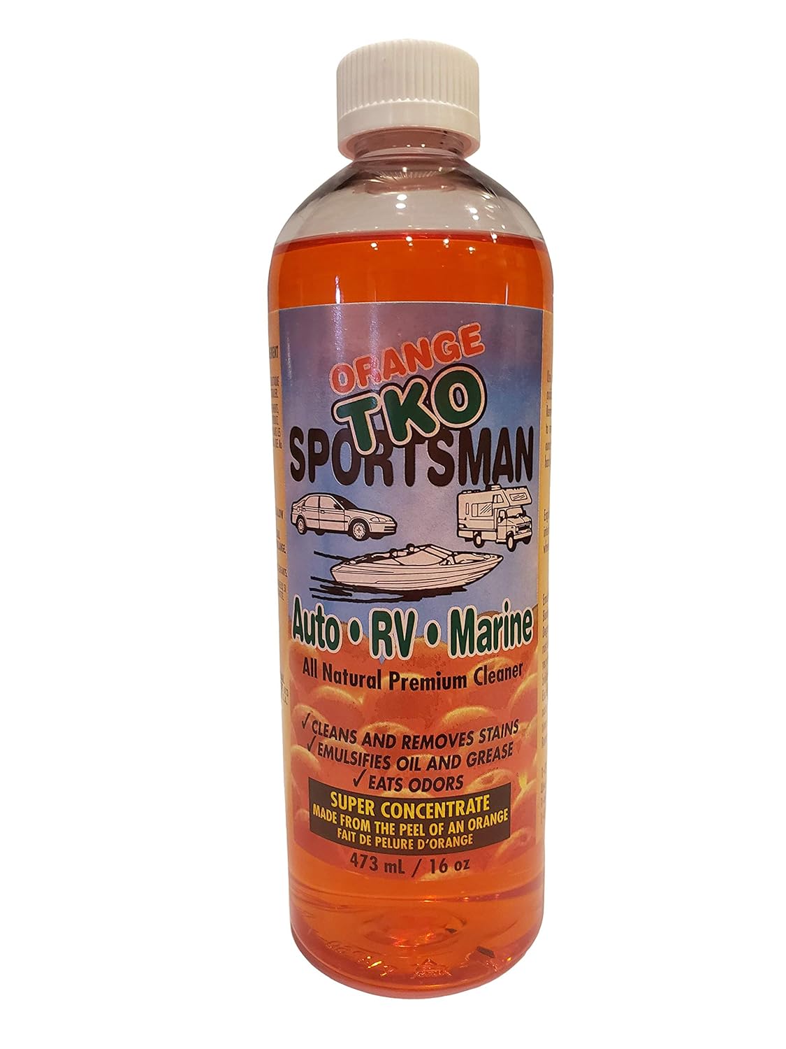 Sportsman Organic Orange TKO Super Concentrated Cleaner