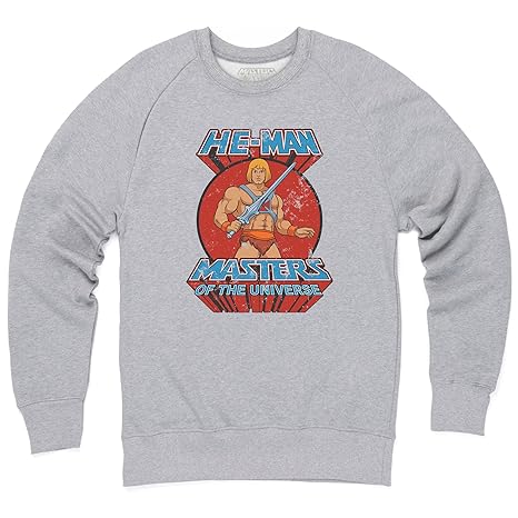 Shotdeadinthehead Official Masters of The Universe - He-Man Sweatshirt mit Rundhals, Herren