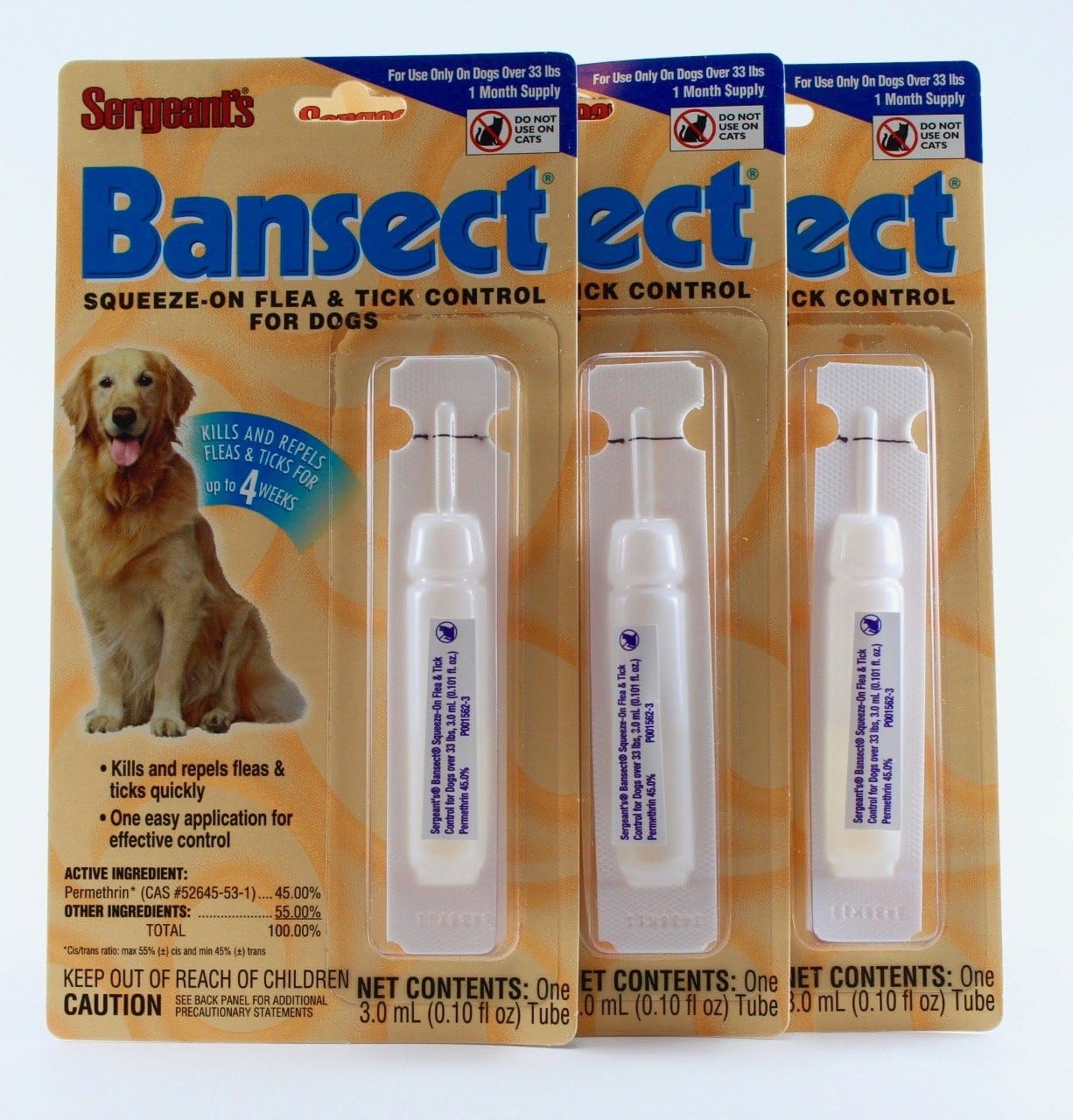 sergeants bansect flea and tick control for dogs