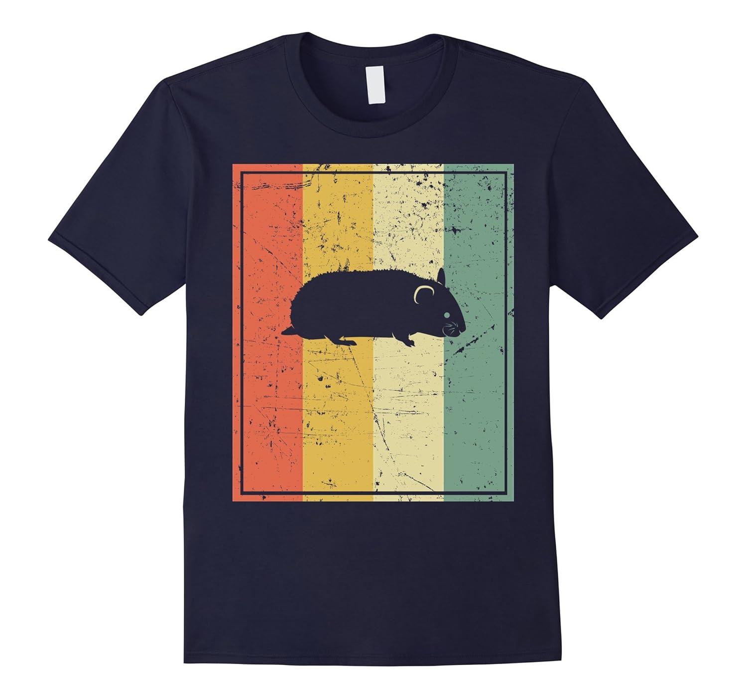 Hamster Silhouette Shirt - Retro Vintage Classic T-Shirt-ANZ