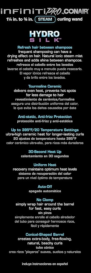 infiniti pro conair hydro silk