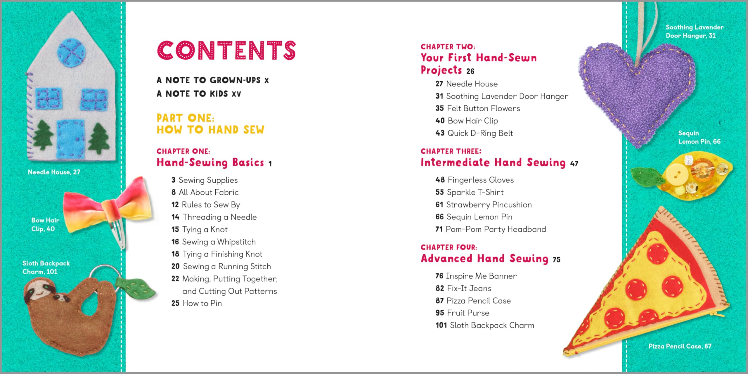 Sewing For Kids: 30 Fun Projects to Hand and Machine Sew