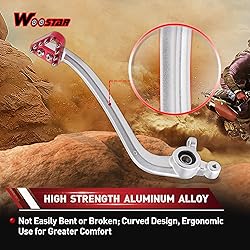 WOOSTAR CNC Rear Brake Arm Foot Pedal Lever