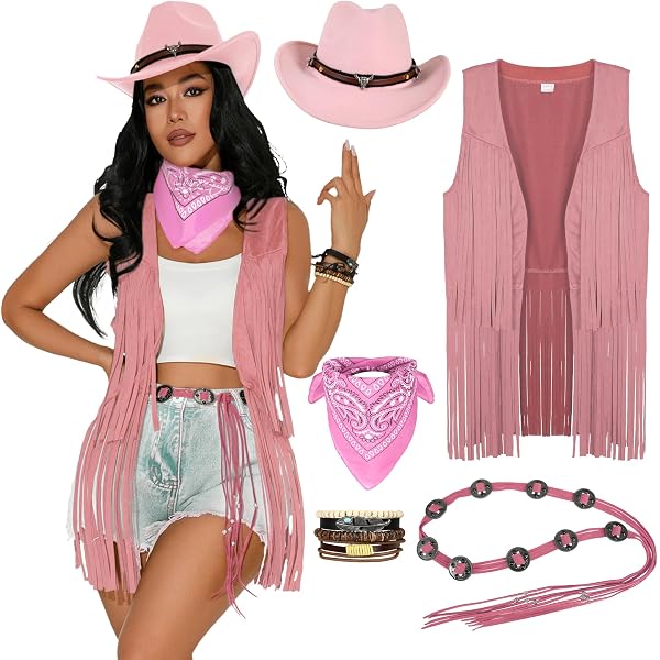Cowgirl Costume For Women 13 Pack,Western Outfits For Women Cowgirl