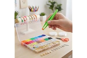 Bracelet Making Kit Clay Beads, Friendship Bracelet Kit, Beads for Jewelry Making DIY Jewelry Kit for Girls Kids Adults