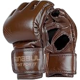 Sanabul Battle Forged 4oz MMA Gloves for Men &amp; Women, Professional Fighting Boxing Muay Thai Kickboxing Gloves for Sparring Grappling and Training