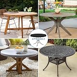 VANSHEIM Garden Table Cover 160x90x15cm Waterproof Oxford 420D Drawstrings view 7