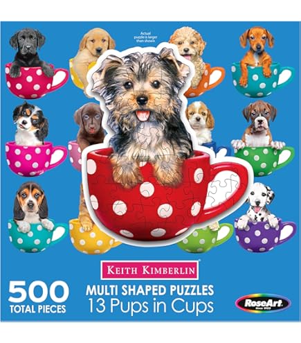 Amazon.com: RoseArt - Mini-Shaped - Jungle Selfies - 500 Piece
