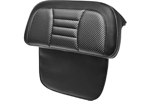 BAKAFOH Chopped & Razor & King Tour Pack Trunk Backrest Pad Fit for Harley Street Glide FLHX Road Glide FLTRX Road King FLHR Electra Glide FLHT Tri Glide 2014-2023 Touring Models(Woven Pattern)
