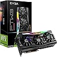 EVGA GeForce RTX 3070 FTW3 Ultra Gaming, 08G-P5-3767-KL, 8GB GDDR6, iCX3 Technology, ARGB LED, Metal Backplate, LHR