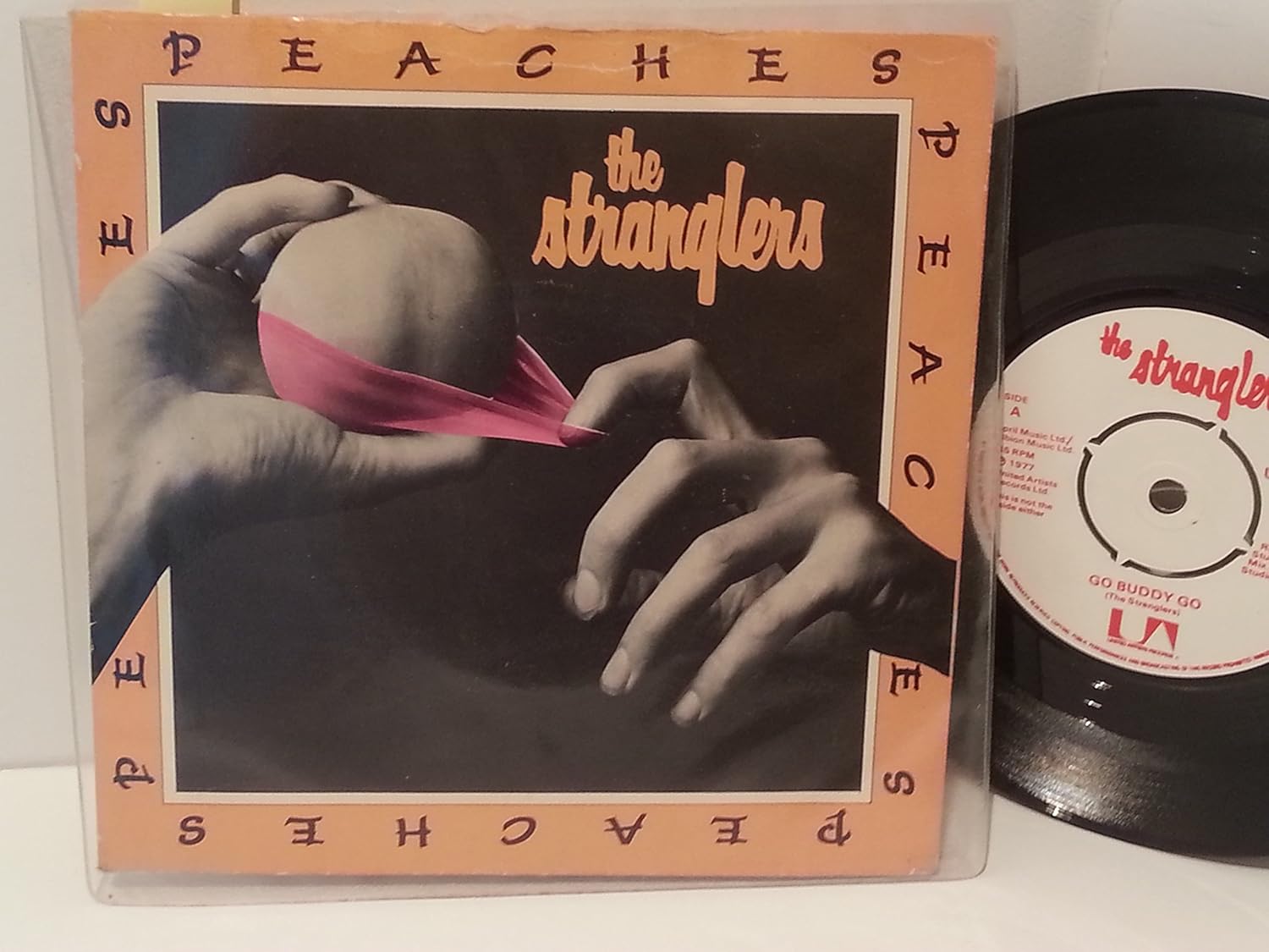 THE STRANGLERS peaches, go buddy go, 7" single, UP 36248 Amazon.co.uk