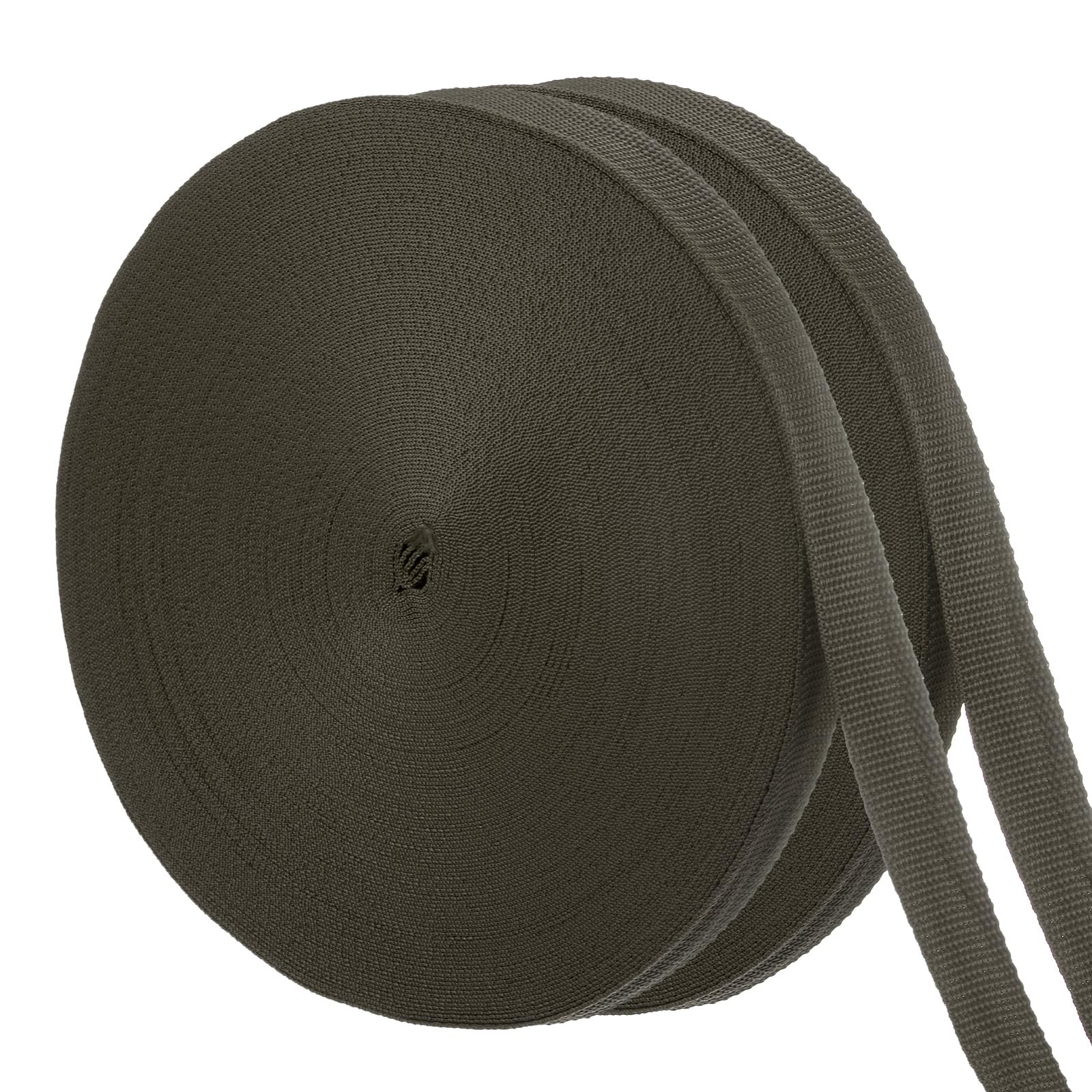 M METERXITY Tree Tie Strap-2 RollS 295 Feet x 1 Inch Garden Staking Straps,Plant Supports Tree Tie Staking,Tree Support Straps Apply to Outdoor/Garden/Plant/Staking/Guying(Dark Green)